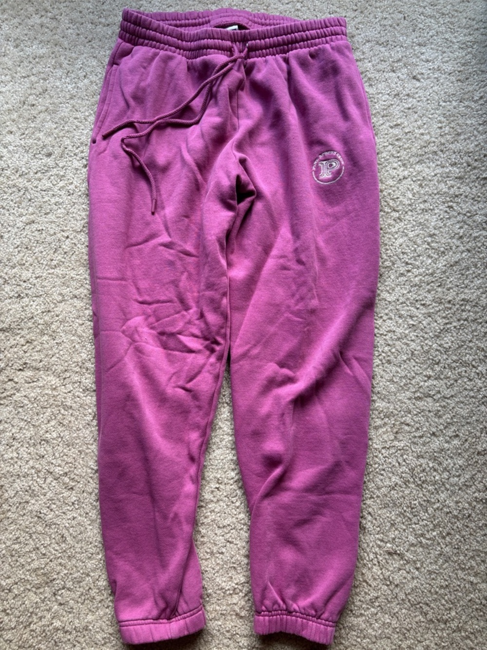 PINK Victoria's Secret Magenta Track Joggers